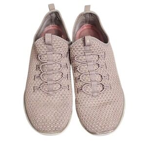Skechers Slip On Walking Sneakers Comfort Shoes Casual Mauve Size 8.5
